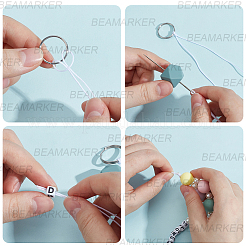 Kit fai da te per realizzare portachiavi con gioielli&nbsp;DIY-BM0002-02