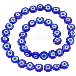 2 нити бусины ручной работы от сглаза лэмпворк нити&nbsp;LAMP-PA0001-49