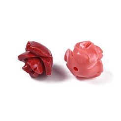 Perle intagliate in corallo sintetico&nbsp;CORA-C003-16