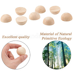 Cabochons en bois naturel non finis&nbsp;WOOD-GF0001-13E