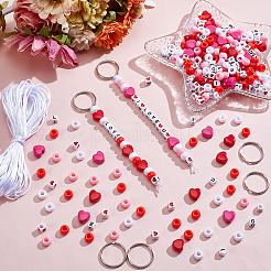 Kit fai da te per realizzare portachiavi per San Valentino/Festa della mamma&nbsp;DIY-BM0001-37