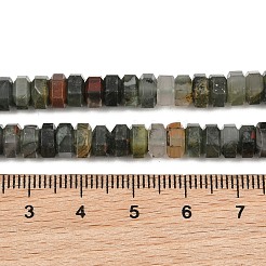 Natürliche afrikanische Heliotrop Perlen Stränge&nbsp;G-G317-A29-3X6MM