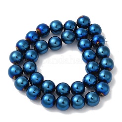 Fili di perline di ematite magnetica sintetica elettrolitica&nbsp;G-I364-K01