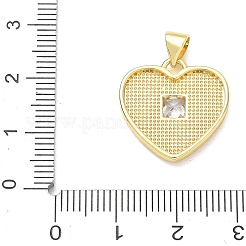 Pendenti in ottone con zirconi cubici&nbsp;CU-CBA83A6-07A-G03