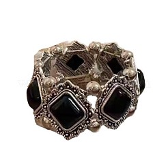 Браслеты из акриловых бусин из сплава&nbsp;FS-WG2DB0D-02