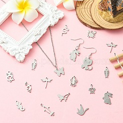 30 шт. 15 стиля подвески из нержавеющей стали 201&nbsp;STAS-CJ0003-18