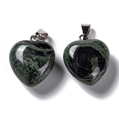 Подвески из натуральной камбабы с яшмой&nbsp;G-I311-A15