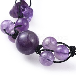Nylon regolabile bracciali intrecciati cavo di perline&nbsp;BJEW-JB04602-01