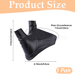 Guanti in pelle PU con un dito&nbsp;AJEW-WH20195-25