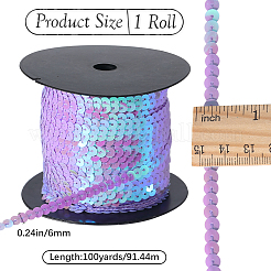 1 рулон пластиковых пайеток/цепочек в рулонах&nbsp;FIND-CY0001-14C