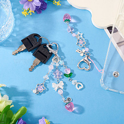 2шт 2 стиля лэмпворк и акриловые подвесные украшения&nbsp;HJEW-TA0001-36