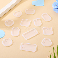 12 Stück 6 Stile DIY Anhänger Silikonformen&nbsp;DIY-TA0015-35