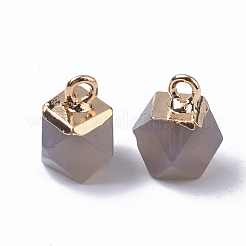 Натуральный серый агат&nbsp;G-S359-015D