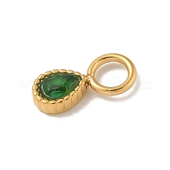 Ionenplattierung (IP) 304 Edelstahl mit Strass-Anhängern&nbsp;STAS-G351-18G-03