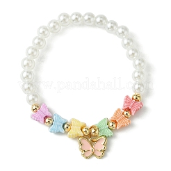 ABS-Kunststoff-Perlen-Stretch-Armbänder&nbsp;BJEW-JB09889