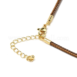 Fabrication de colliers en cordon tressé en nylon de 2.5 mm&nbsp;FIND-G095-01G-04