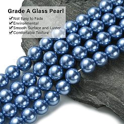 Umweltfreundliche Glasperlenstränge&nbsp;HY-A008-14mm-RB015