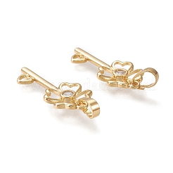 Латунные микро проложить кубического циркония подвески&nbsp;KK-K246-33G