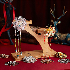 16 шт. 8 стильные железные колпачки для бусин&nbsp;IFIN-PH0001-86