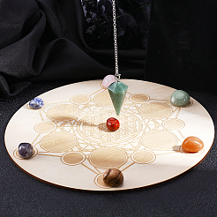 Décorations de chakras de yoga à faire soi-même pour la maison&nbsp;DJEW-SC0001-02C