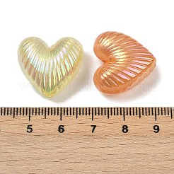 Светящиеся и УФ-покрытые непрозрачные акриловые бусины&nbsp;OACR-B031-24