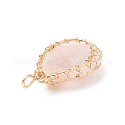 Подвески из медной проволоки из натуральных и синтетических смешанных драгоценных камней&nbsp;PALLOY-JF02017