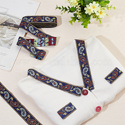 Rubans de polyester de broderie de style ethnique&nbsp;OCOR-WH0067-74A