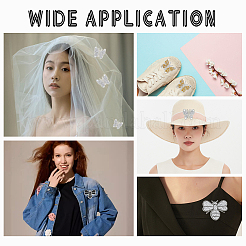 Бабочка/пчелы горячая фиксация стразы&nbsp;DIY-AR0004-60