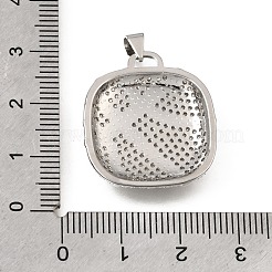 Pendentifs en laiton zircon cubique transparent&nbsp;KK-Z163-10P