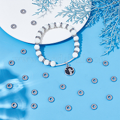 100 шт. разделительные бусины из нержавеющей стали 304&nbsp;STAS-UN0063-44