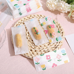 200 Stück Opp Blumen-Nougat-Süßigkeiten-Verpackungsbeutel&nbsp;ABAG-WH0039-28