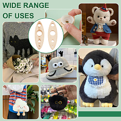 Hölzerne Puppe Handwerk Augen Werkzeuge&nbsp;DIY-WH0430-946