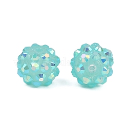 AB-цвет смолы горный хрусталь бисер&nbsp;RESI-S315-10x12-14