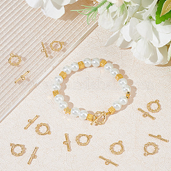 10 шт. экологически чистые латунные застежки-тоглы&nbsp;KK-BBC0009-92G