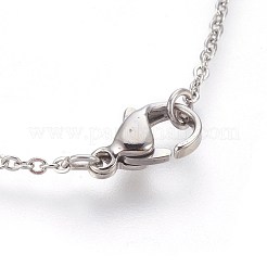 Set di collane pendenti e orecchini pendenti in acciaio inossidabile 304 anti-ossidazione&nbsp;SJEW-JS00995