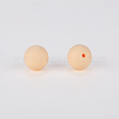 Perles focales rondes en silicone&nbsp;SI-JX0046A-20