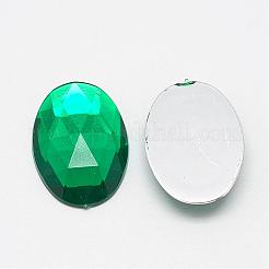Акриловые горные хрусталь плоские задние кабошоны&nbsp;GACR-Q011-30x40-12