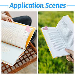 16 шт. 8 цвета закладки в форме сердца из искусственной кожи&nbsp;AJEW-TA0002-61