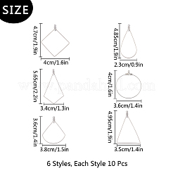 Orecchino pendente fai da te&nbsp;DIY-SC0010-15P