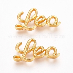 Cabujones de aleación chapados en oro&nbsp;PALLOY-WH0068-08B