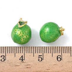 Латунь эмаль подвески&nbsp;KK-L256-44G-06