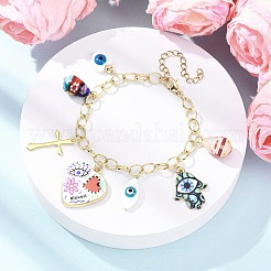 Латунные тросовые браслеты&nbsp;BJEW-JB12565