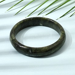 Armreifen aus natürlichem chinesischem Jade und südlichem Jade für Damen&nbsp;BJEW-R296-06