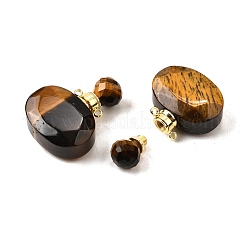 Натуральные подвески для флаконов с тигровым глазом&nbsp;G-L623-07G-06