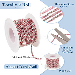 2 рулон электрофорез железные стразы стразы цепочки CHC-TA0001-38A