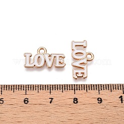 Подвески из сплава с эмалью на тему дня святого валентина&nbsp;ENAM-T020-50D-02