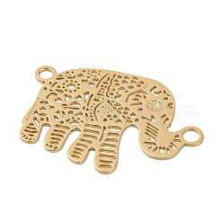 Покрытие стойки латунные филигранные подвески-соединители&nbsp;KKC-D001-01KCG