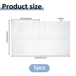 Glitzer-Buchumschläge aus PVC&nbsp;DIY-WH0899-597A-01