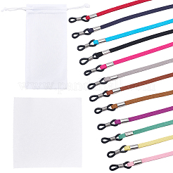 12шт. 12-х цветный ремешок из искусственной замши для очков&nbsp;AJEW-CL0001-45