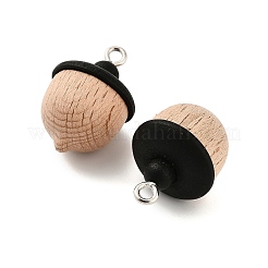 Подвески из дерева и железа в виде сосновых шишек&nbsp;PALLOY-R155-02P